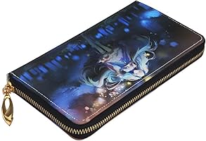 Amazon | [Fasedate] 初音ミク 本革 長財布 人気 財布 男女兼用 小銭