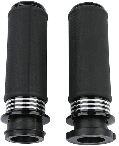 Miniatura 9 de TCT-MOTORPARTS Agarraderas eléctricas de 1 pulgada para manillar Harley Touring