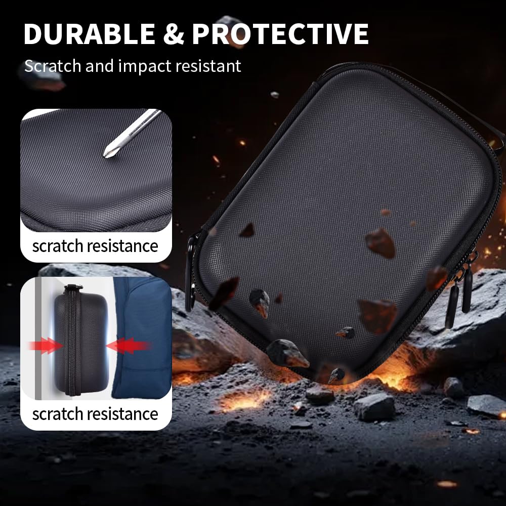Étui EVA Durable avec Protecteur d'écran pour DJI Osmo Nano, Verre Trempé, Résistant aux Chocs