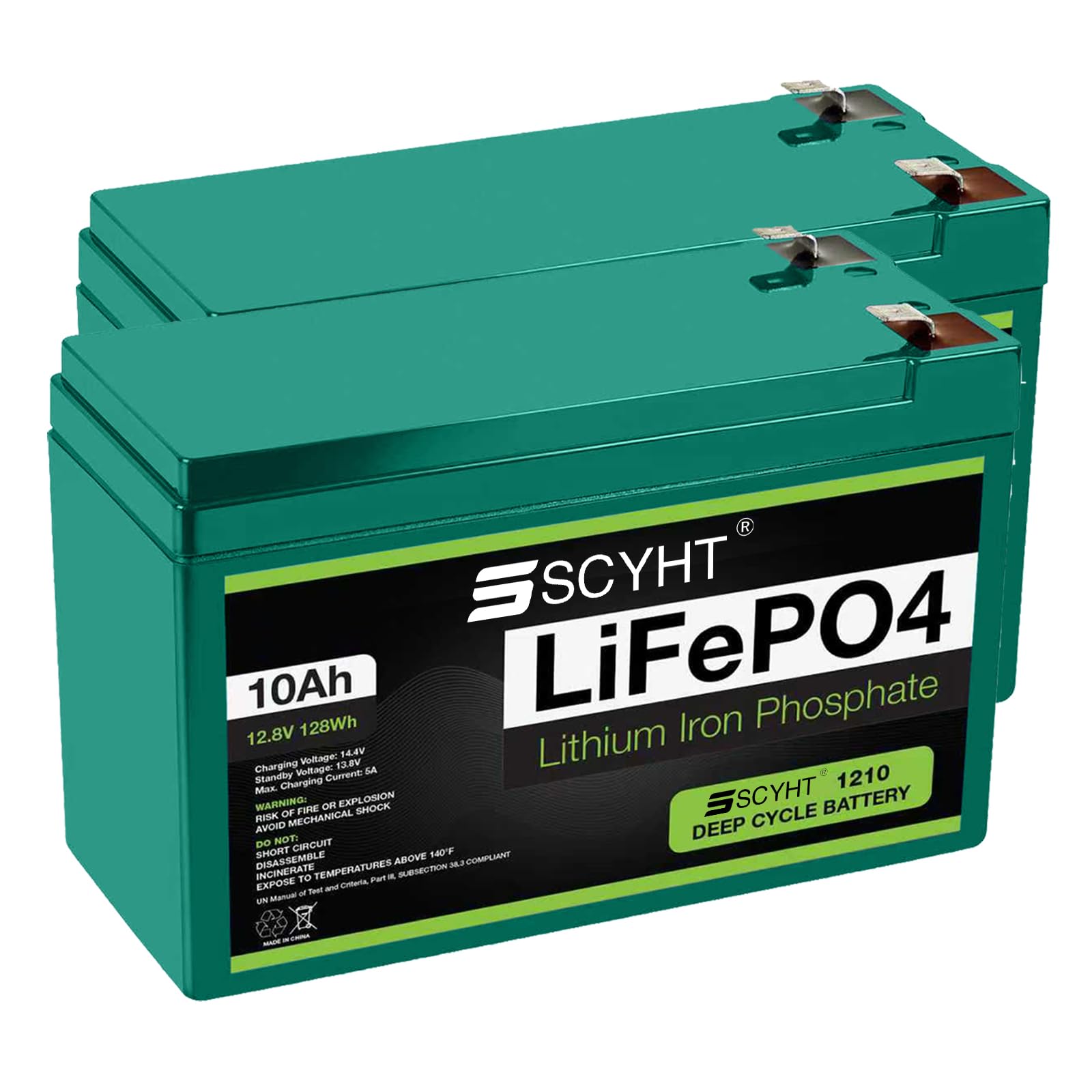 Akumulator LiFePo4 12 V 10 Ah Akumulator litowy 12 V Akumulatory zamienne 10 Ah Akumulatory wyjmowane z BMS do zestawu silnika 50 W - 130 W,12v10ah 2pack