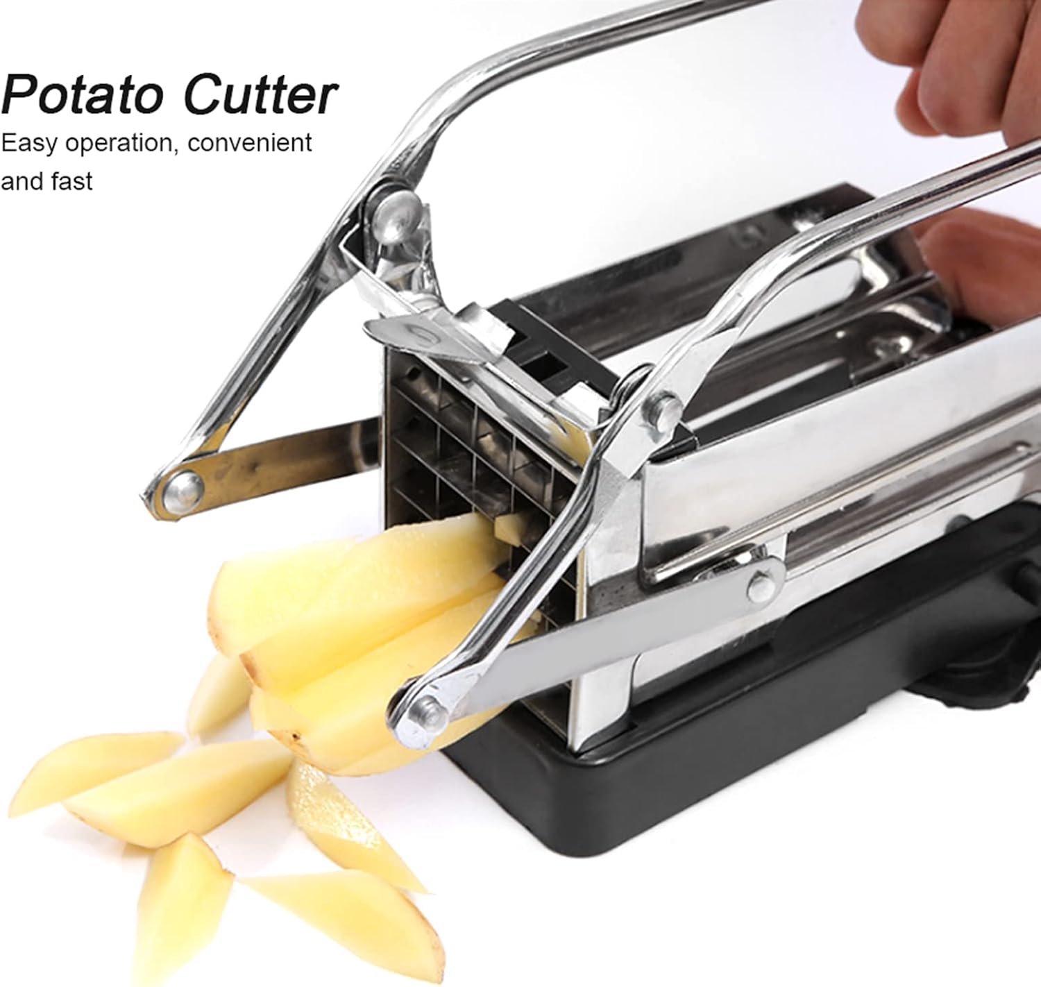 French Fries Cutter, Multi Function French Fries Cutter Vegetable Potato Chip Cut Machine for Kitchen Accessories