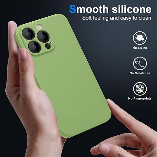 Miniatura 10 de CMYFUTNG Funda para Samsung Galaxy S21 FE, silicona líquida de alta calidad sedosa al tacto, protección de la cámara, forro de microfibra suave