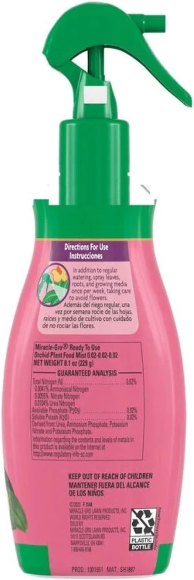 Miracle-Gro Alimento para Orquídeas en Spray 8 oz Pack de 6 miniatura 3