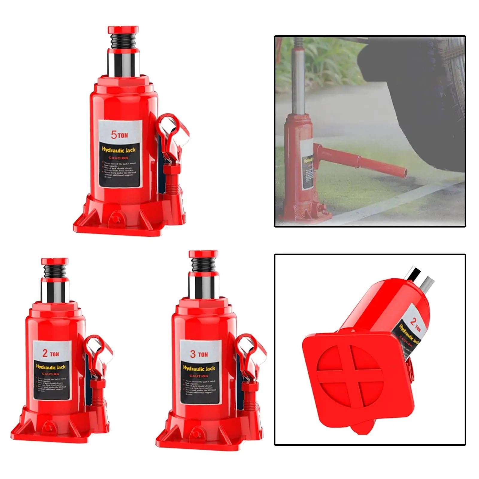 cric per Auto Jack automobilistico Domestico Jack Piccolo Martinetti Idraulici per Barche Accessori cric per(5T)