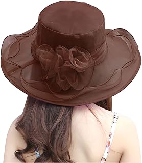 2025 - Sombrero de mujer para mujer, sombrero de boda, sombrero de sol, sombra floral, playa, sombrero de tenis, lavable
