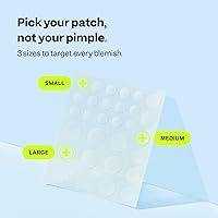 Vista 5 de Peach Slices Puntos de acné Parches hidrocoloides para el acné Para Zits, imperfecciones y brotes Vegano Libre de crueldad Parches