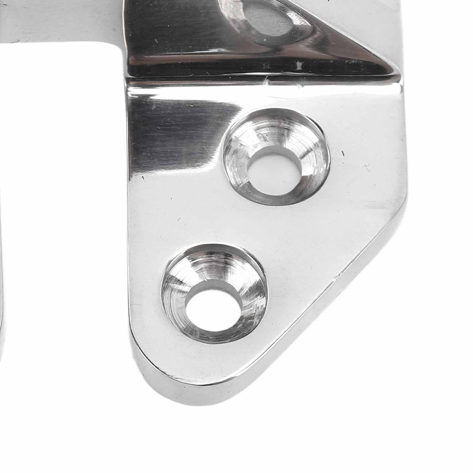 Bisagras para Escotilla de Barco, 4 Piezas Bisagras para Puerta de Barco Reemplazo de Bisagra de Escotilla de Acero Inoxidable para Yate Inflable de Barco Marino, 2.8 X 2.6