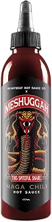 Heartbeat Hot Sauce x Meshuggah This Spiteful Snake Hot Sauce, Naga Chili & Scorpion Pepper Blend, Extra Hot Gourmet Pepper Sauce - 6 oz. 1 Pack