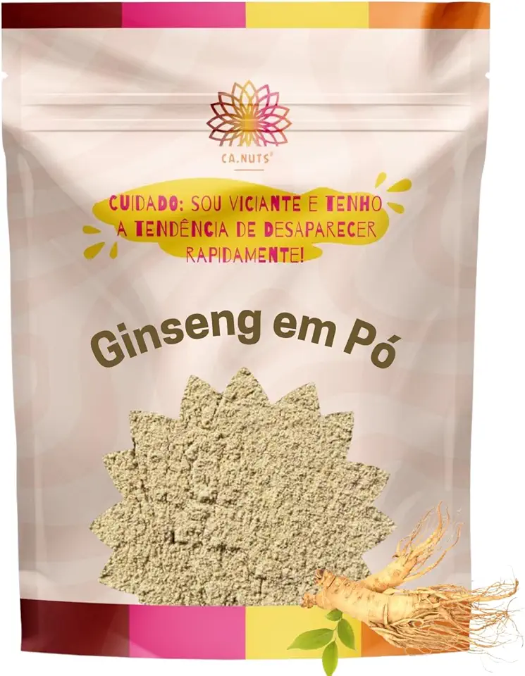 Ginseng em Pó Puro Premium | Importado Suplemento natural Ca.Nuts (1 Kg)