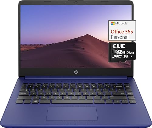HP Laptop ultraligera para estudiantes de 14 pulgadas, Intel N4120 Quad-Core ( N4020), 8 GB de RAM, 192 GB de almacenamiento (64 GB eMMC+tarjeta de