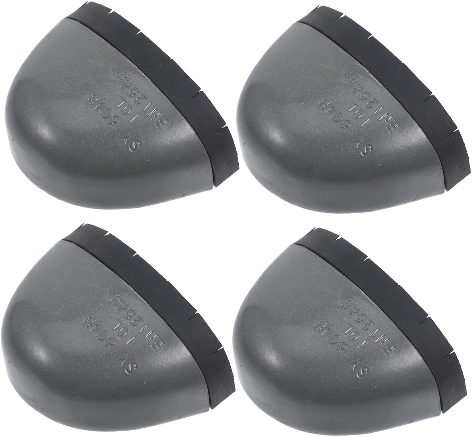 ULTECHNOVO 4pcs Safety Toe Caps Toe Protector Toes Protectors Shoe Cover Work Metal Toe Guard Safety Shoe Toe Covers Metal Toe Caps for Shoes Toe Guards for Shoes Boot Toe Guards Black Glue