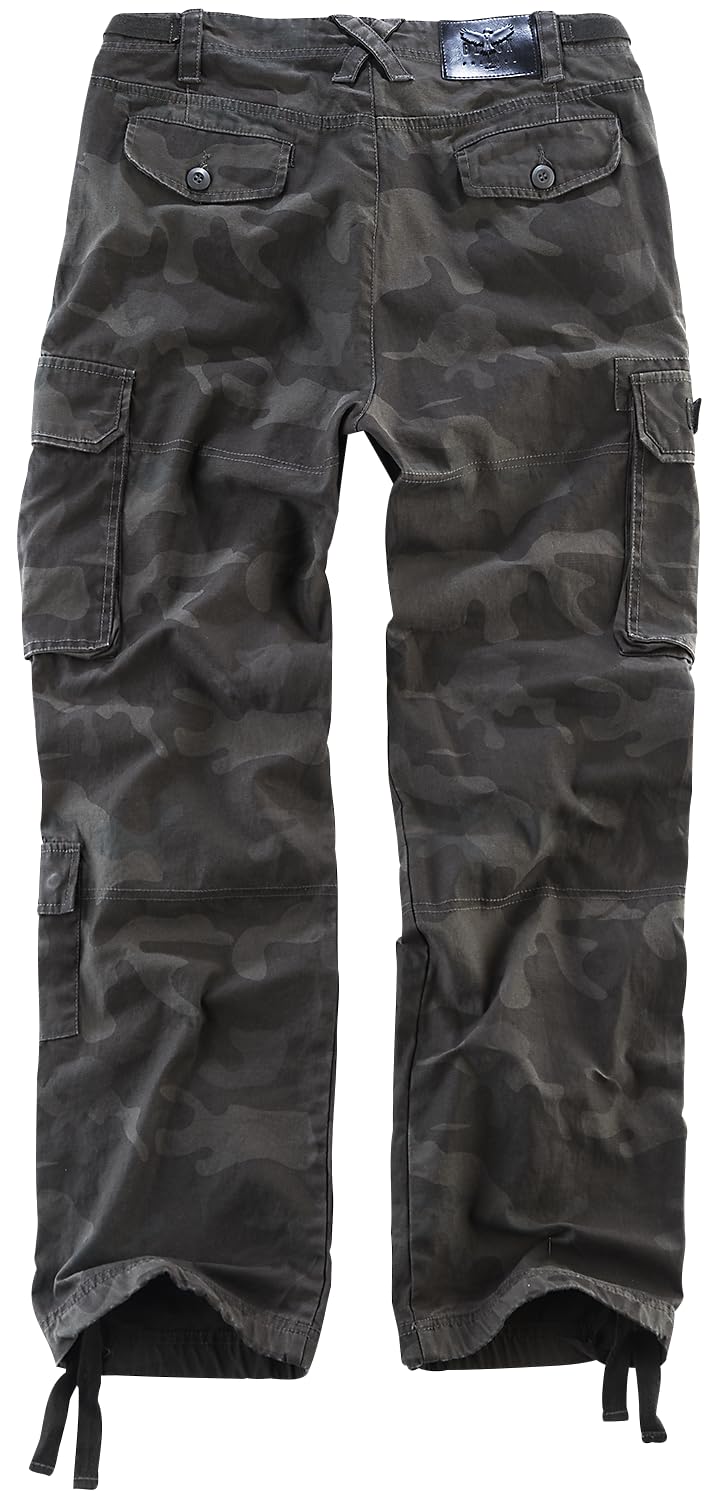 Black Premium by EMP Hombre Pantalones Cargo Negros
