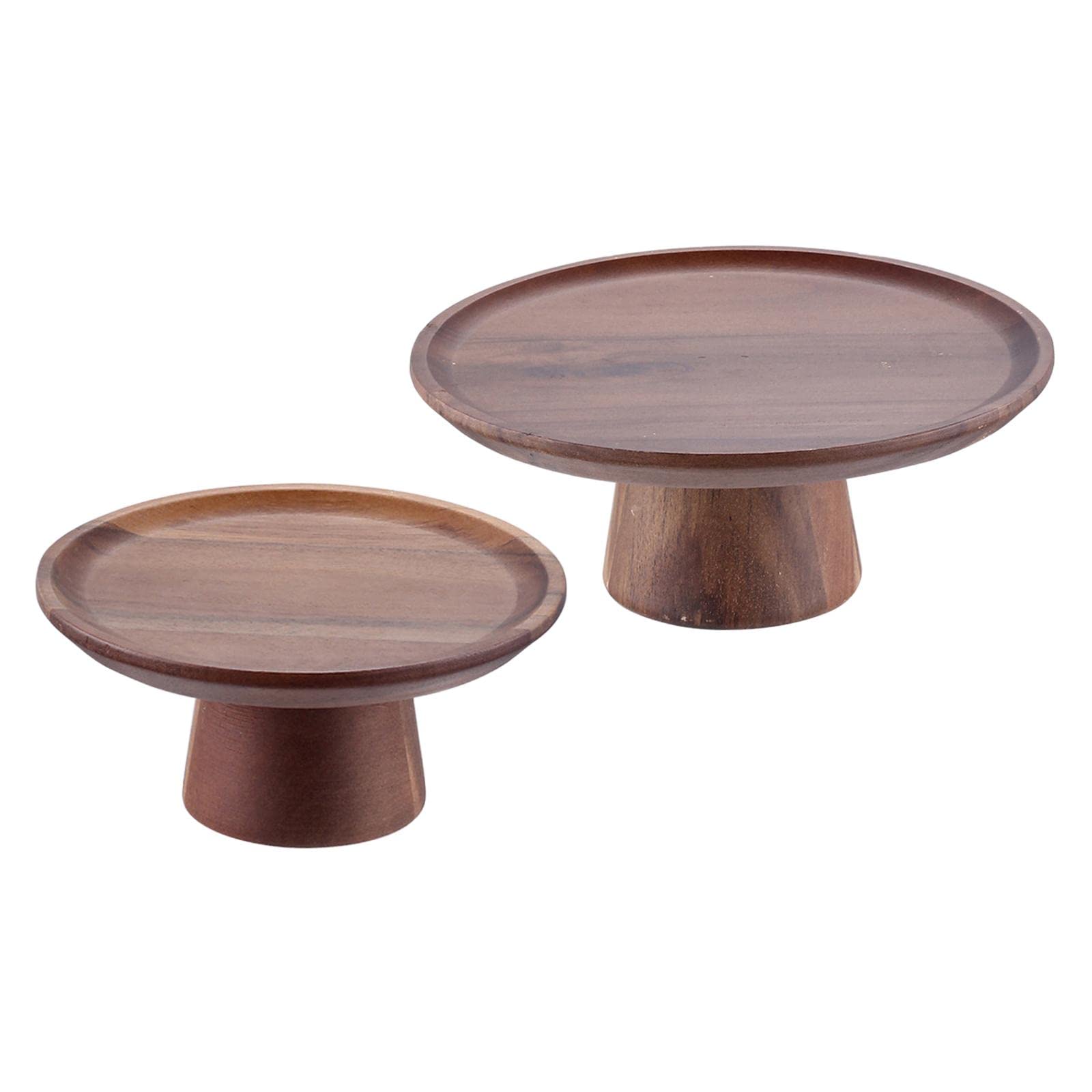 Lot de 3 présentoirs à gâteaux en bois pour tartes de table de mariage S