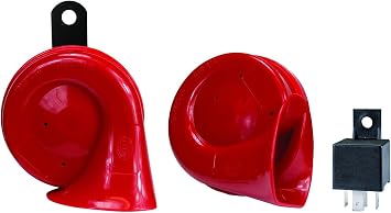 HELLA 7424801 12V 400/500 Hz Twin Trumpet Horn Kit