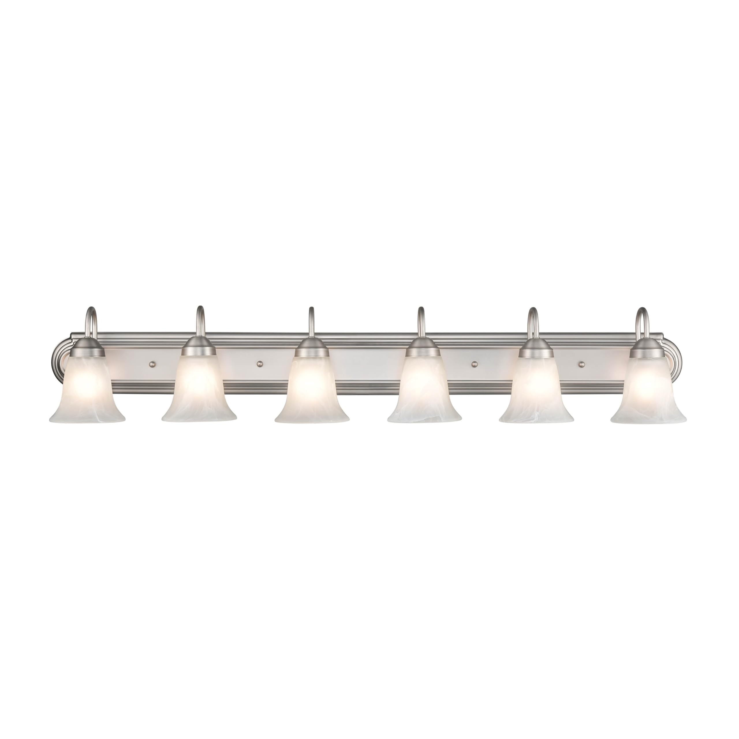 ML Lighting 6-Light Vanity in Satin Nickel