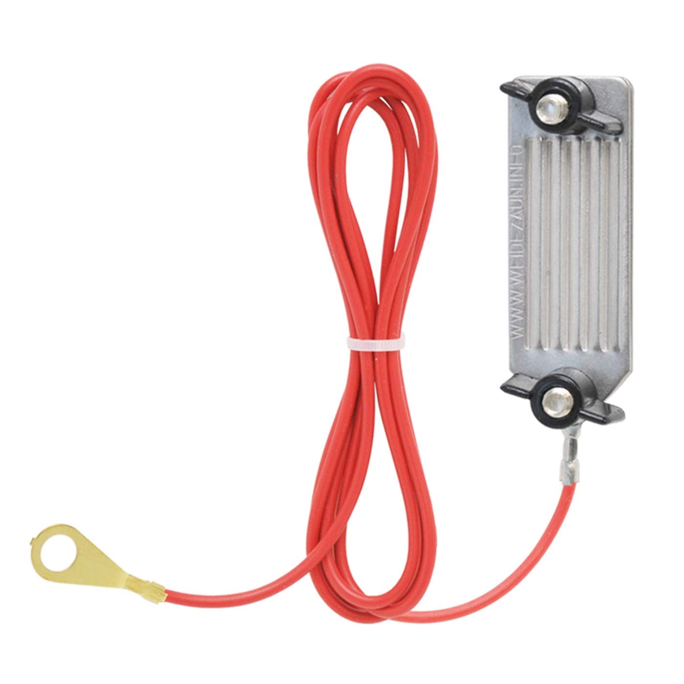 VOSS.farming Cavo di allacciamento, connessione di Nastri da Recinzione elettrica, Lunghezza 130 cm, con connettore in Acciaio Inox