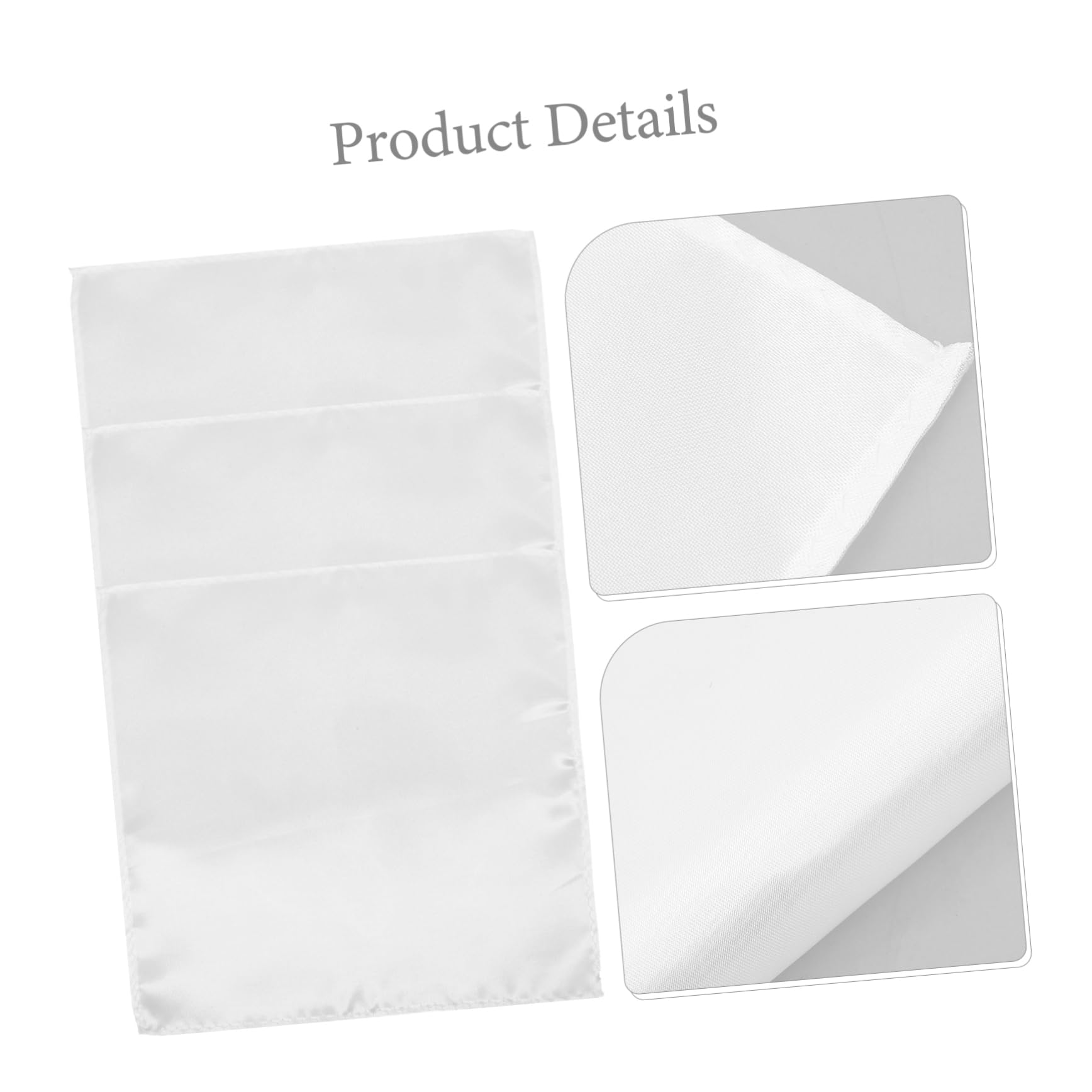 Ipetboom Classic Mens Suit Pocket Square Handkerchief Set Black White Purple Orange Decorative