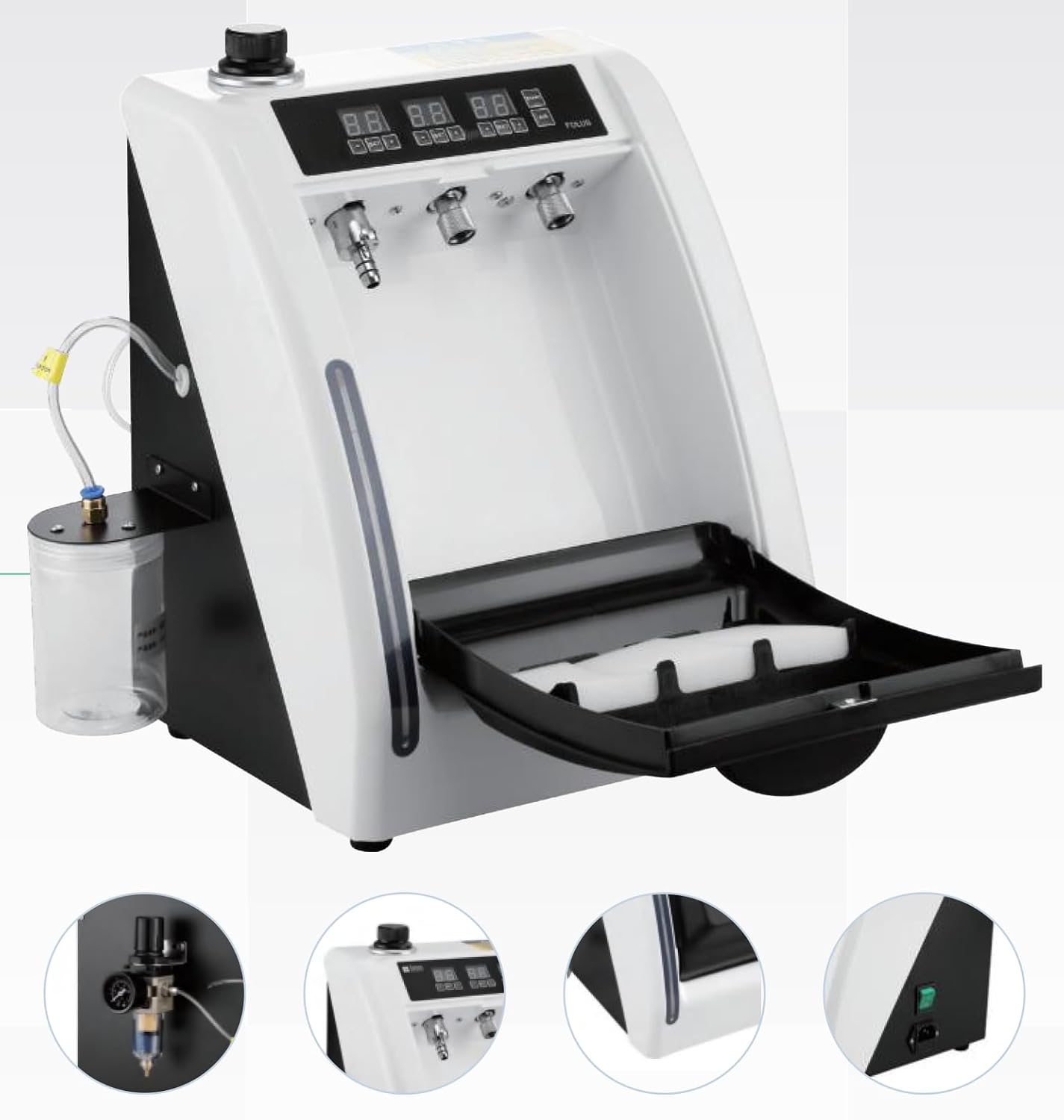 Handpiece Lubricating Machine, Working Pressure:0.3-0.6Mpa, Handpiece Oiler Lubrication Cleaning System Lubricant Clinic Equipment (HP-320-6H)