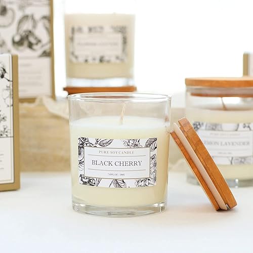 Vista 22 de Aronica Blueberry Summer Candles for Home, Pet Safe Candles Non Toxic, House Decor Aesthetic, Regalos De Verano para UNA Casa, Labor Day Small Gift