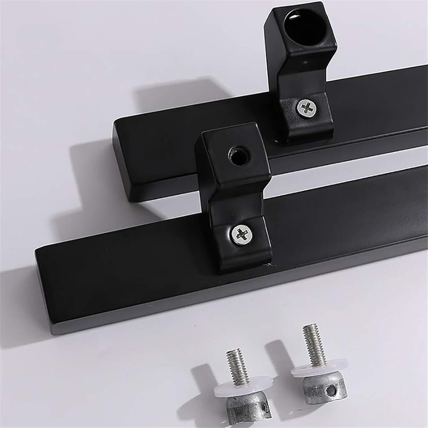 Black Thick Stainless Steel Square Tube Store Office Glass Door Push-Pull Handle Barn Door Sliding Handle-Easy to Install (Size : 1200x900mm)