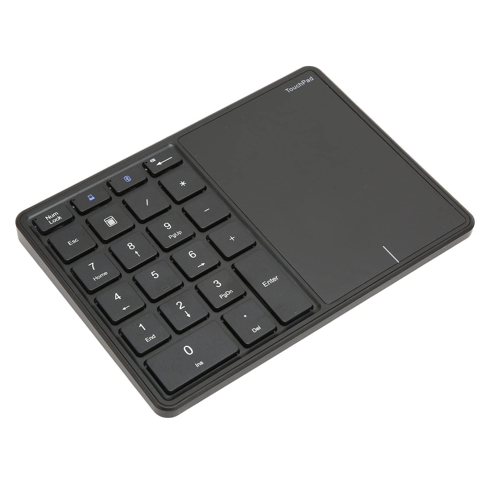 AMONIDA Tastierino Numerico Wireless Touchpad Ergonomico a 22 Tasti Dual Mode per Lavoro Remoto ABS Portatile