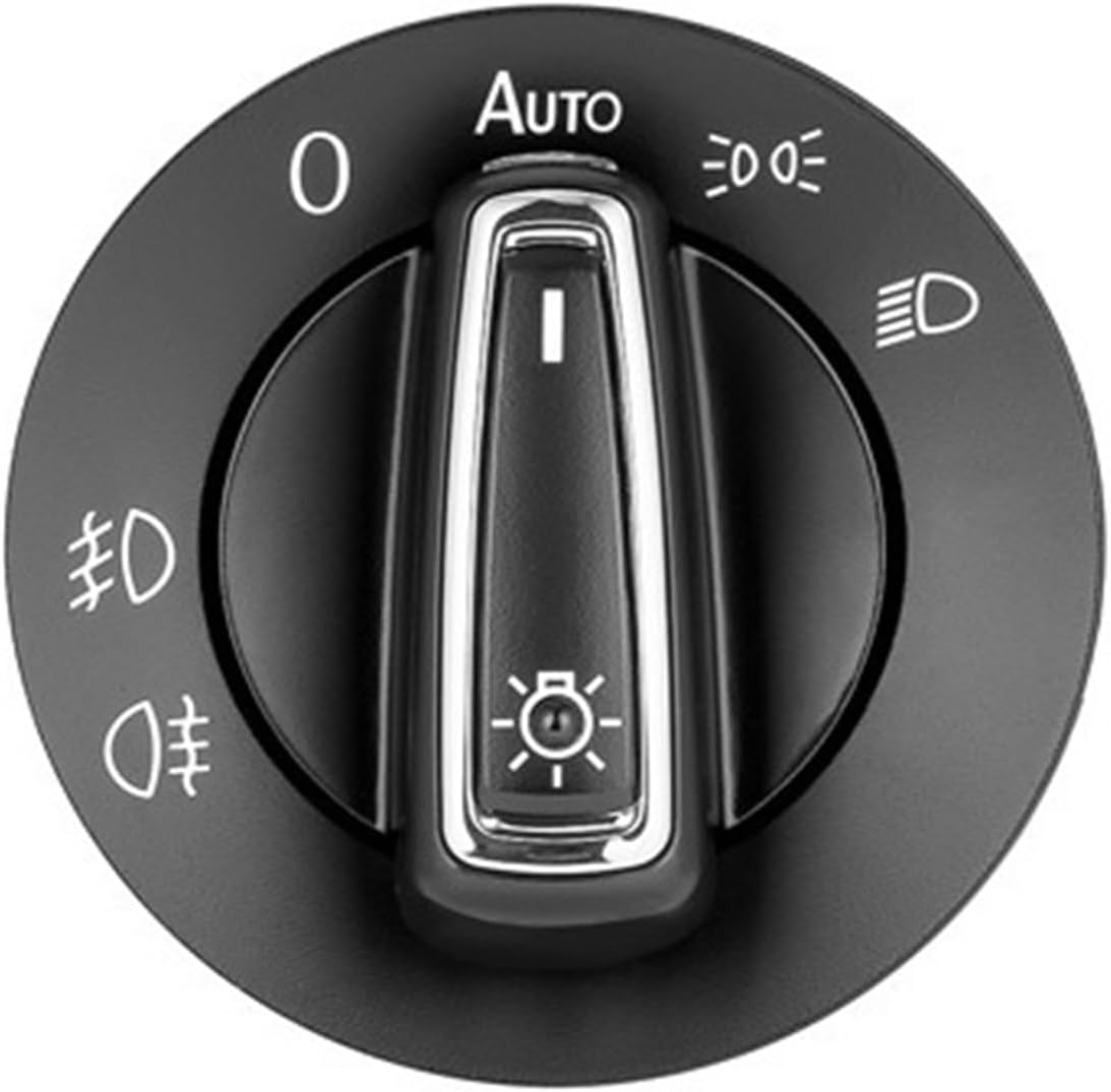 Light Control Button Car Headlight Switch Control Sensor Fit for VW Passat B5 B7 Transporter T5 for Tiguan, for Jetta Mk6 for Golf 4 6 Headlight Switch(14PIN)