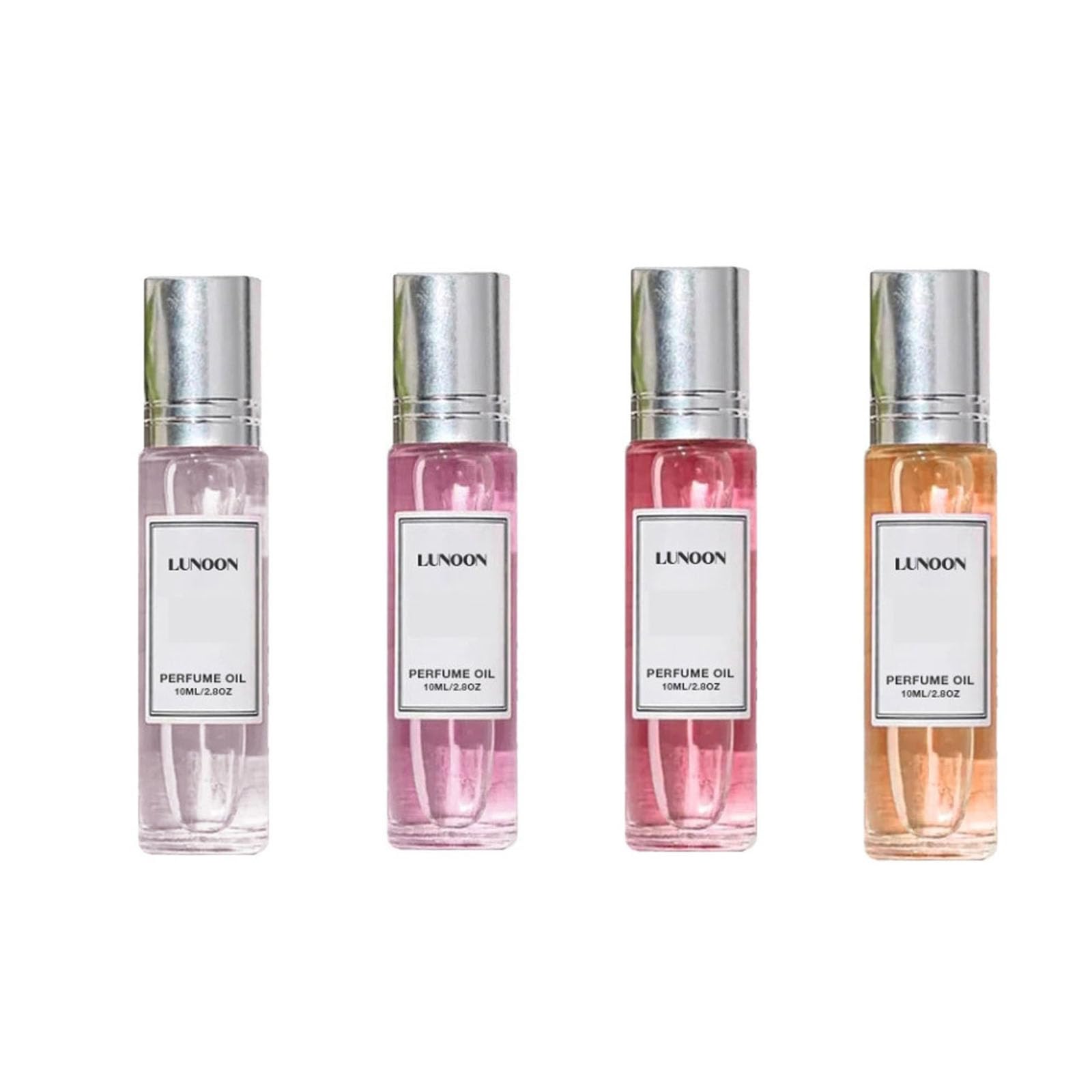 JUDEWY Eau De Toilette Spray, Pomegranate Fruit, Peony, Orange Blossom Jasmine and Notes, Women's Travel Size Body Fragrance Spray, Naturally Sweet Floral Notes, 4 Bottles