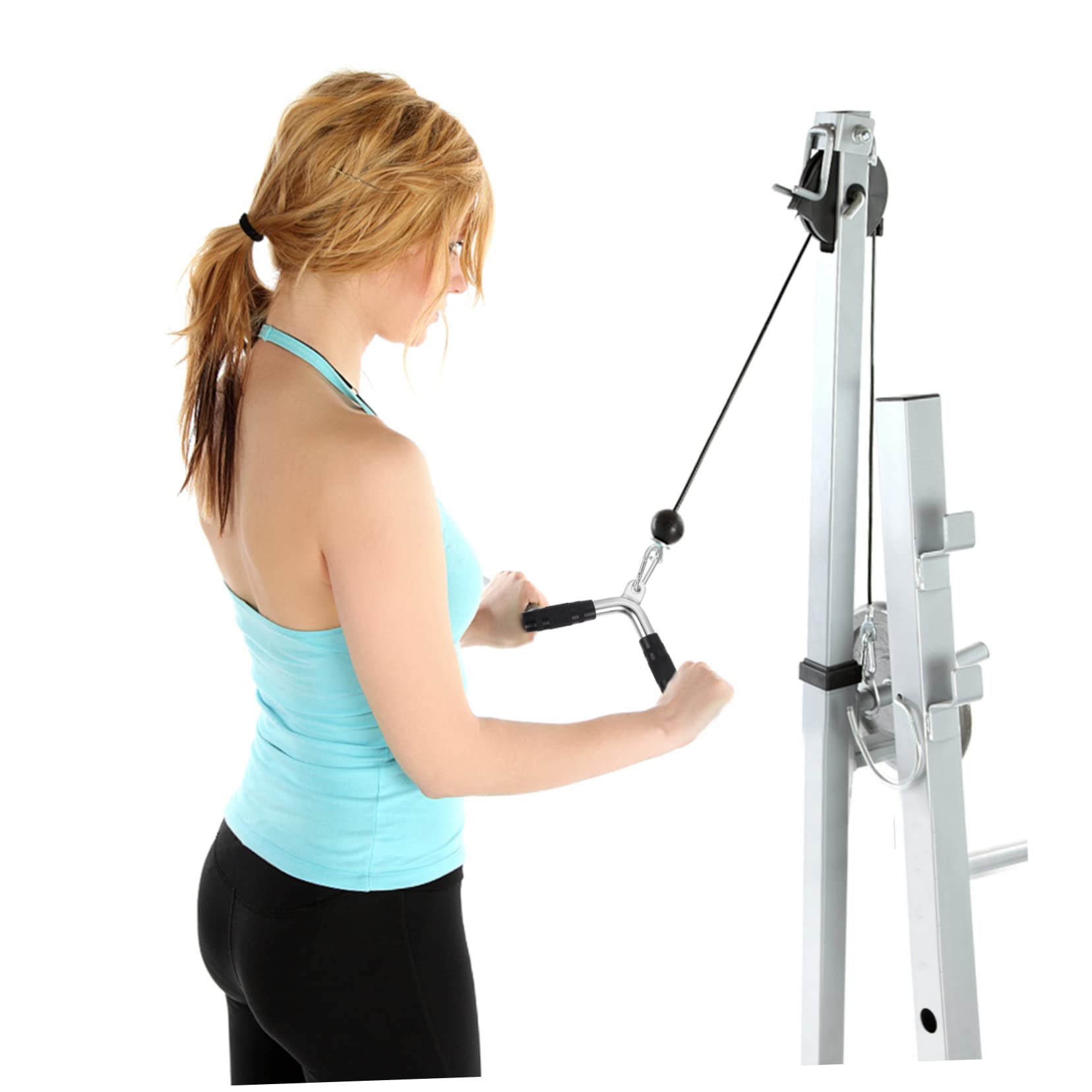 POPETPOP Stable Performance Tie Rod Tensioner Compact Fitness Pull Rod for Grip and Forearm Strength Home Gym Equipment