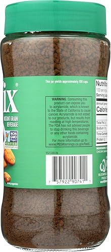 Miniatura 10 de Cafix Sustituto de café instantáneo totalmente natural sin cafeína, paquetes de 7.05 onzas (paquete de 6)