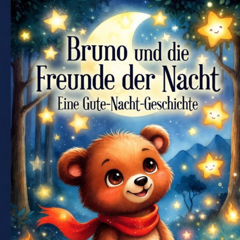 Bruno und die Freunde der Nacht: Eine zauberhafte Gutenachtgeschichte mit wunderschönen Illustrationen