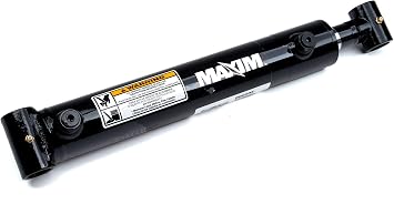 Maxim WT Welded Cylinder 2.5 Bore x 24 Stroke, 3000 PSI, 1.5" Rod Diameter with SAE #8 Port Size, Retracted 32.00 and Extended Length 56.00, 1" Pin Dia., 288329