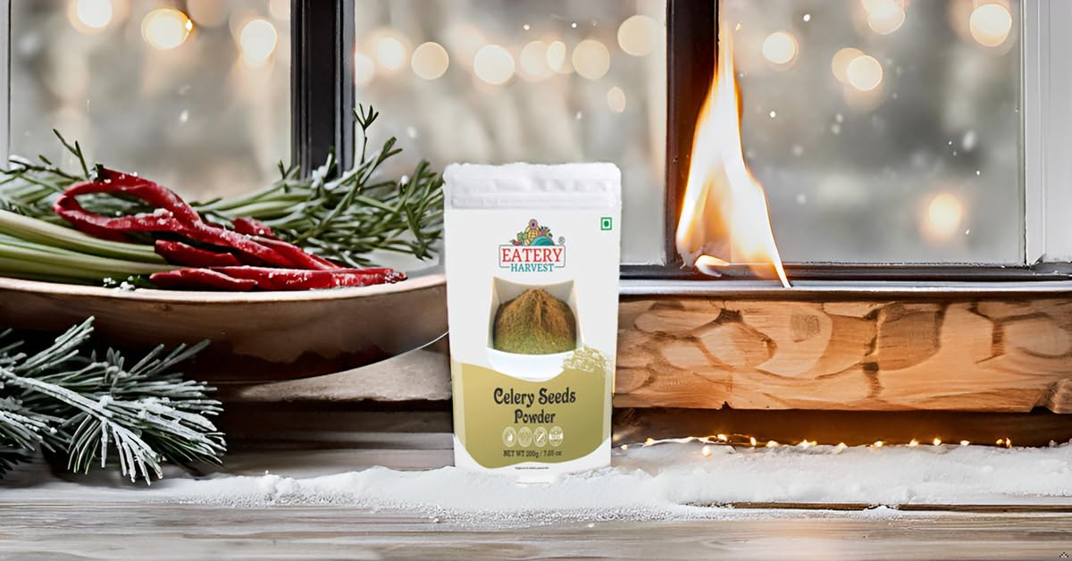 EATERY HARVEST by Saipro Celery Seeds Powder 150 gm, For Seasonings| Salad Dressings| Spice Rubs | Herbal Teas| Spice Premixes| ajmoda spice seeds powder - Image 7 thumbnail