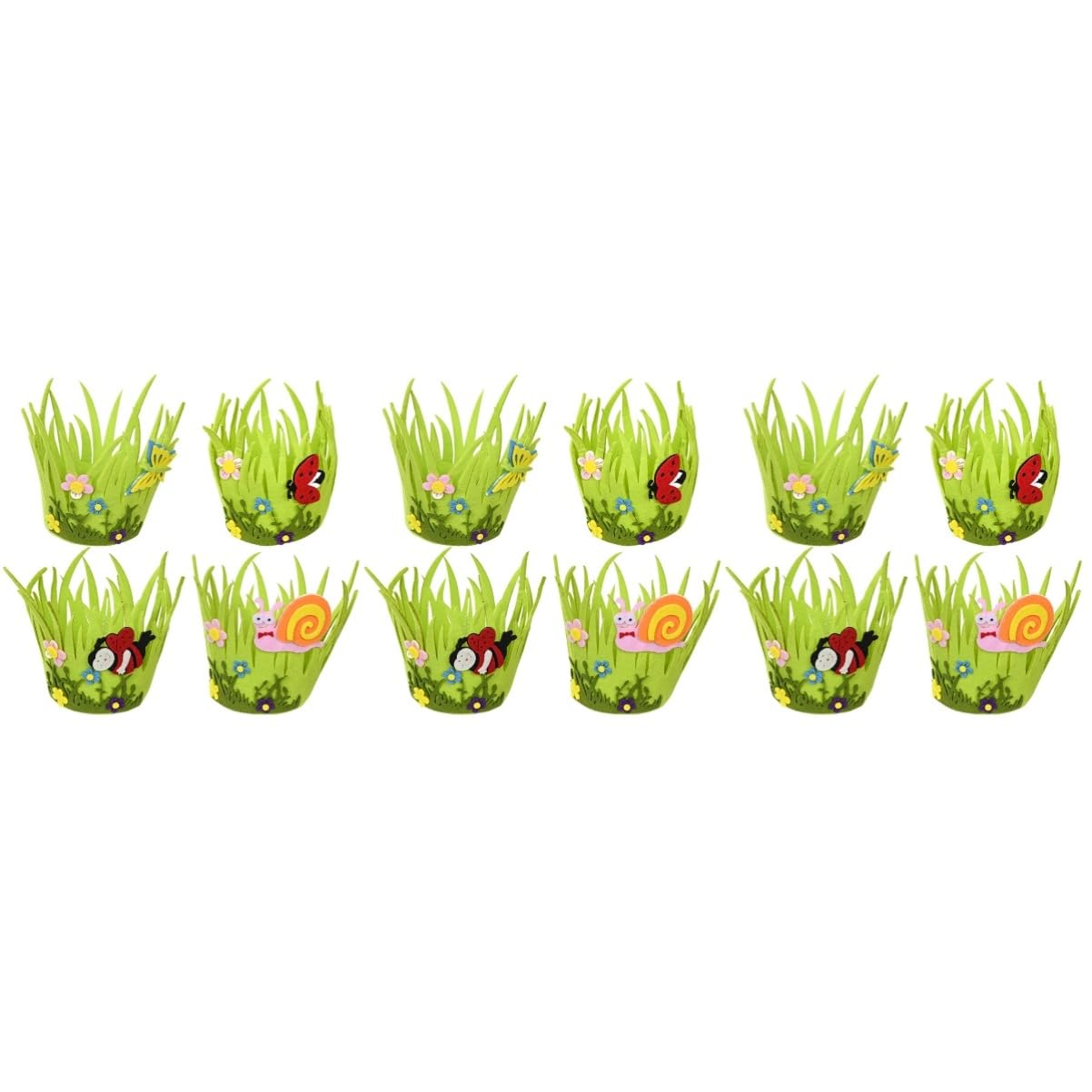 MAGICLULU 3 Set Di Cestini Portaoggetti Per Ciotole Di Caramelle Pasquali Cestini Decorativi Con Design Di Per Decorazioni Pasquali 4 Pezzi * 3