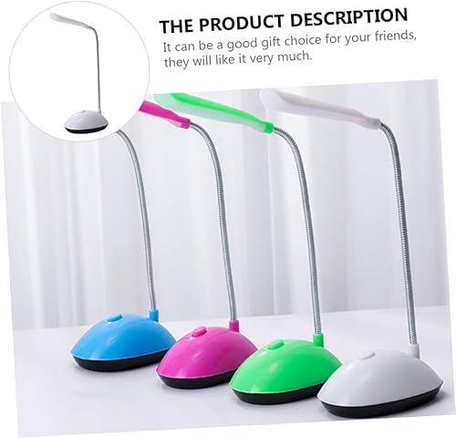 Miniatura 8 de Lámpara de mesa plegable, blanco, plástico, funciona con pilas, LED, lámpara de escritorio para leer
