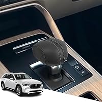 Vista 39 de Great-luck Funda Protectora de Perilla de Palanca de Cambios Automática de Cuero Genuino con Moldura, Accesorios Interiores Personalizados