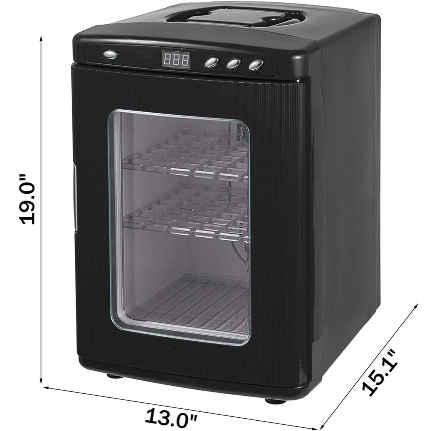 Incubadora portátil para Reptiles de 25 l, Funciona para Reptiles pequeños, incubadora de Laboratorio científico, refrigeración y calefacción de 5 a 60 °C