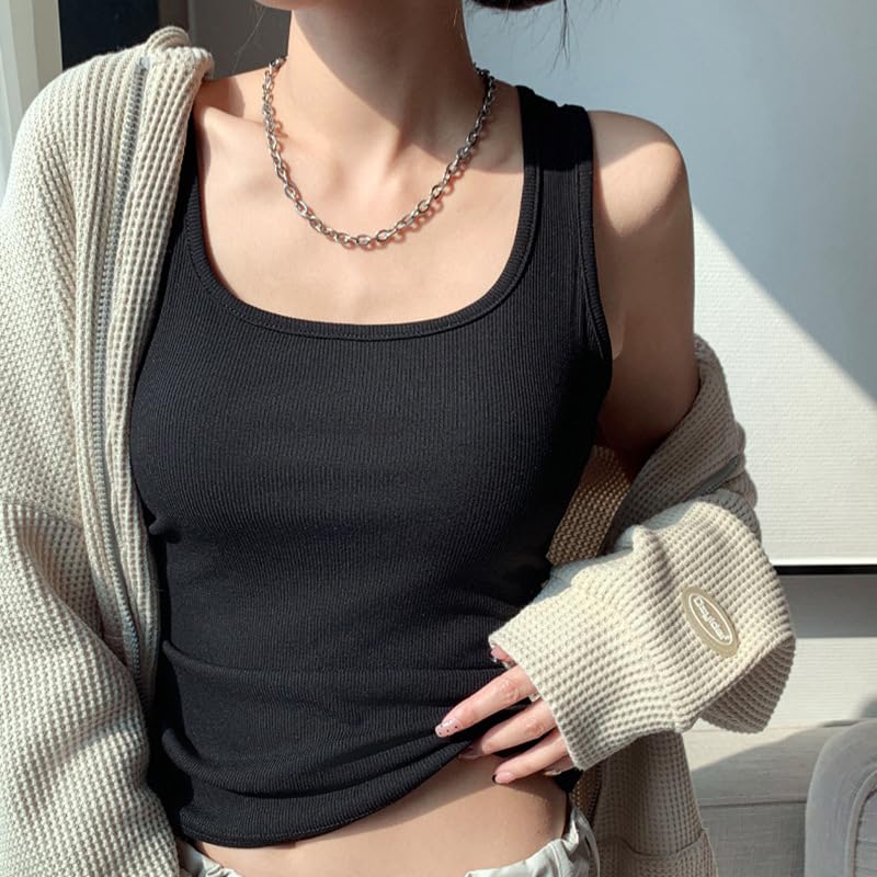 1 PCS Women's Vest - Sleeveless Multifunctional Sexy Suspender Wide Shoulder Strap Basic Fashion Casual Control Vest4