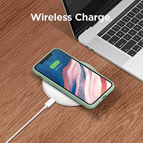 Elago Liquid Silicone Case Compatible With Iphone 11 Case (6.1 Inches), Silicone Mobile Phone Case, All-Round Protection: 3-Layer Protective Cover, Raised Lip For Screen And Camera (Pastel Green) #TOP6