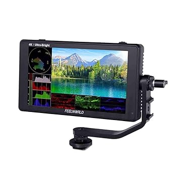FeelWorld LUT6S 6-Inch 2600 cd/m 4K HDMI/3G-SDI Touchscreen Monitor