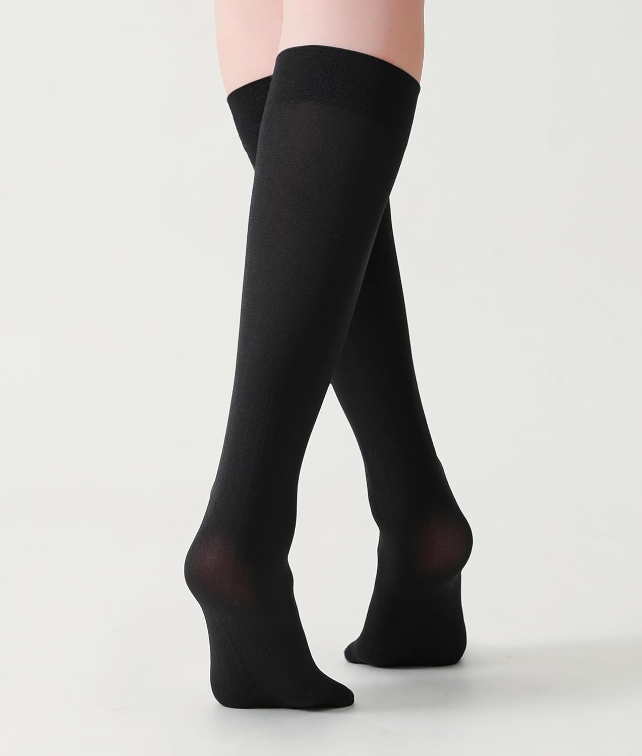 Winterlace Women’s Trouser Socks, Opaque Stretchy Nylon Knee High, Many Colors, 6 or 12 Pairs - Image 9