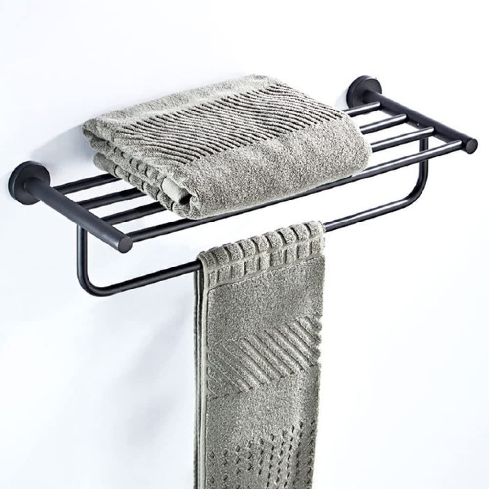 Ensemble d'accessoires de salle de bain noir mat en acier inoxydable