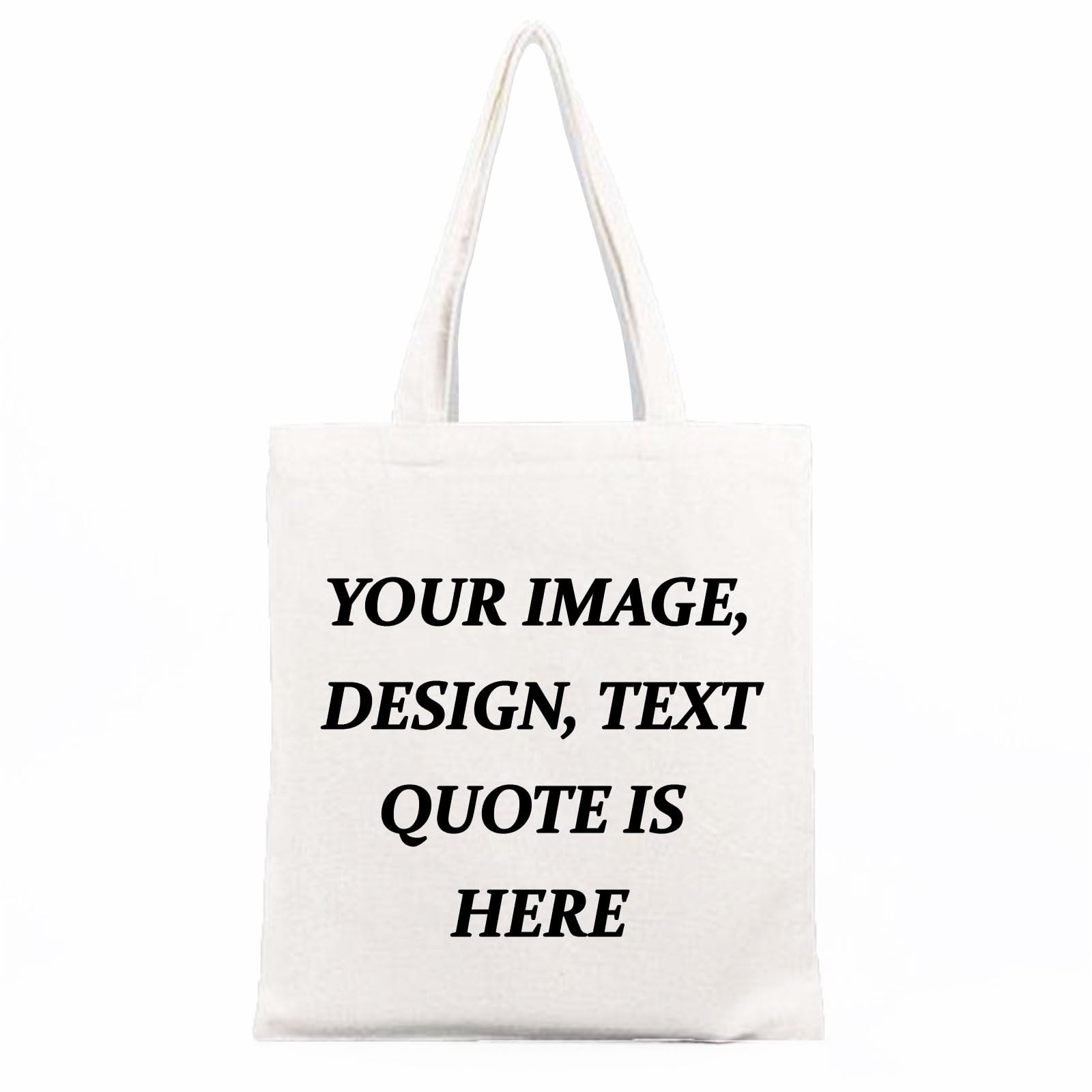 Personalized Customized White Printed Tote Bag With Zipper, Promotional Tote Bag, Shopping Bags, Custom Name Tote Bag, Canvas Tote Bags For Women and Men-image-27