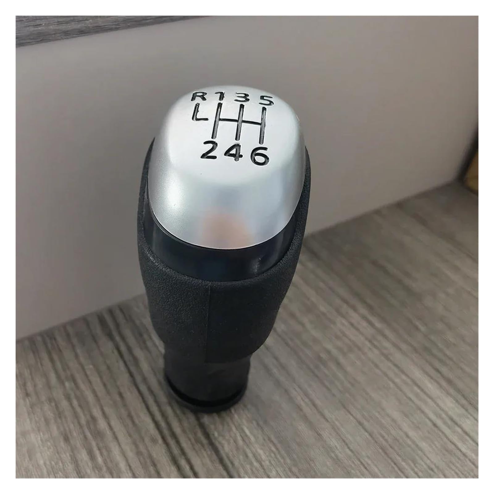 MEUMIR Car Gear Knob Stick Shifter for Clio Mk4 IV 2012-2019 5 6 Speed Gear Shift Knob Decoration Accessories(B,for 6 Speed)