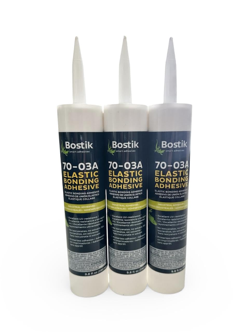 Bostik 70-03A Elastic Bonding Adhesive White 10 oz (3-Pack)