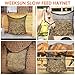 WEEKSUN 4 PCS Slow Feed Hay Net, Hay Bags for Horses with Large Capacity, Horse Feed Bag Easy to Hang, Hay Nets for Horses for Horse Feeder Full Day Feeding Horses Goat Stall Trailer (31.5