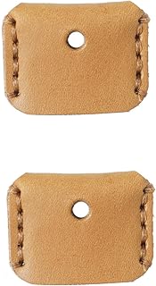 [ふうぐい] 牛革 キーカバー 鍵カバー キーキャップ 本革 キーホルダー キーケース キーリング ストラップ アンティークレザーキーキャップ 2個入り