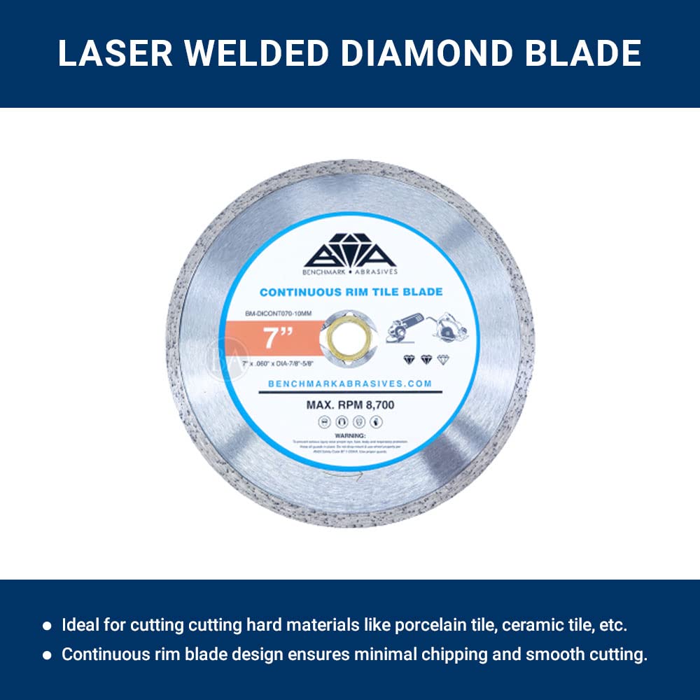 Benchmark Abrasives Lame Diamant Turbo Frittée Pressée à