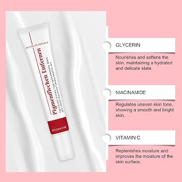Bleaching Cream Face, Cream Against Dark Spots on the Face, Creams for Pigment Spot Remover Face, Brightens the Skin, Suitable for All Skin Types, 20 g (1 Piece, A)