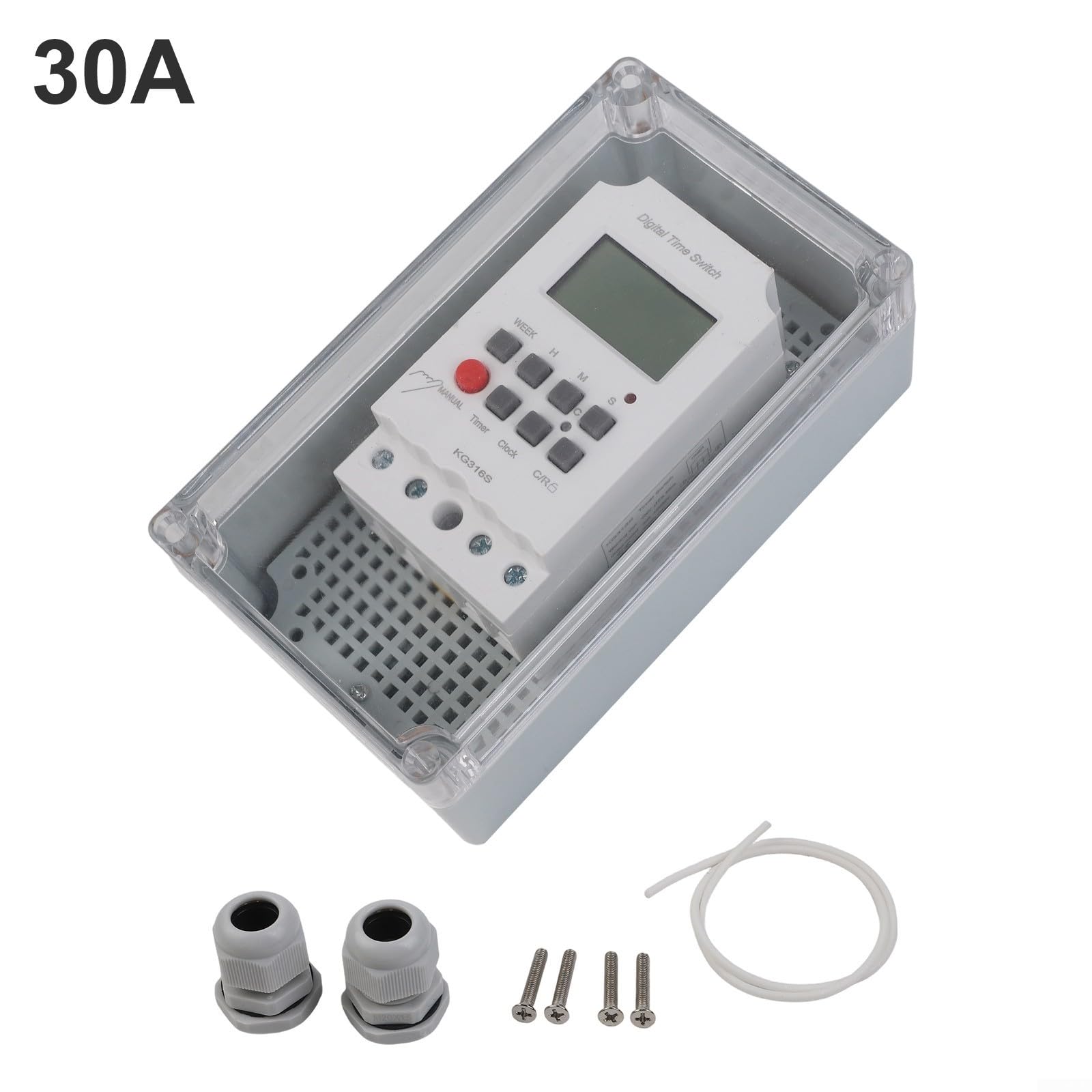 Timer digitale, 25 A, IP66, resistente alle intemperie, MT316SE (30 A)