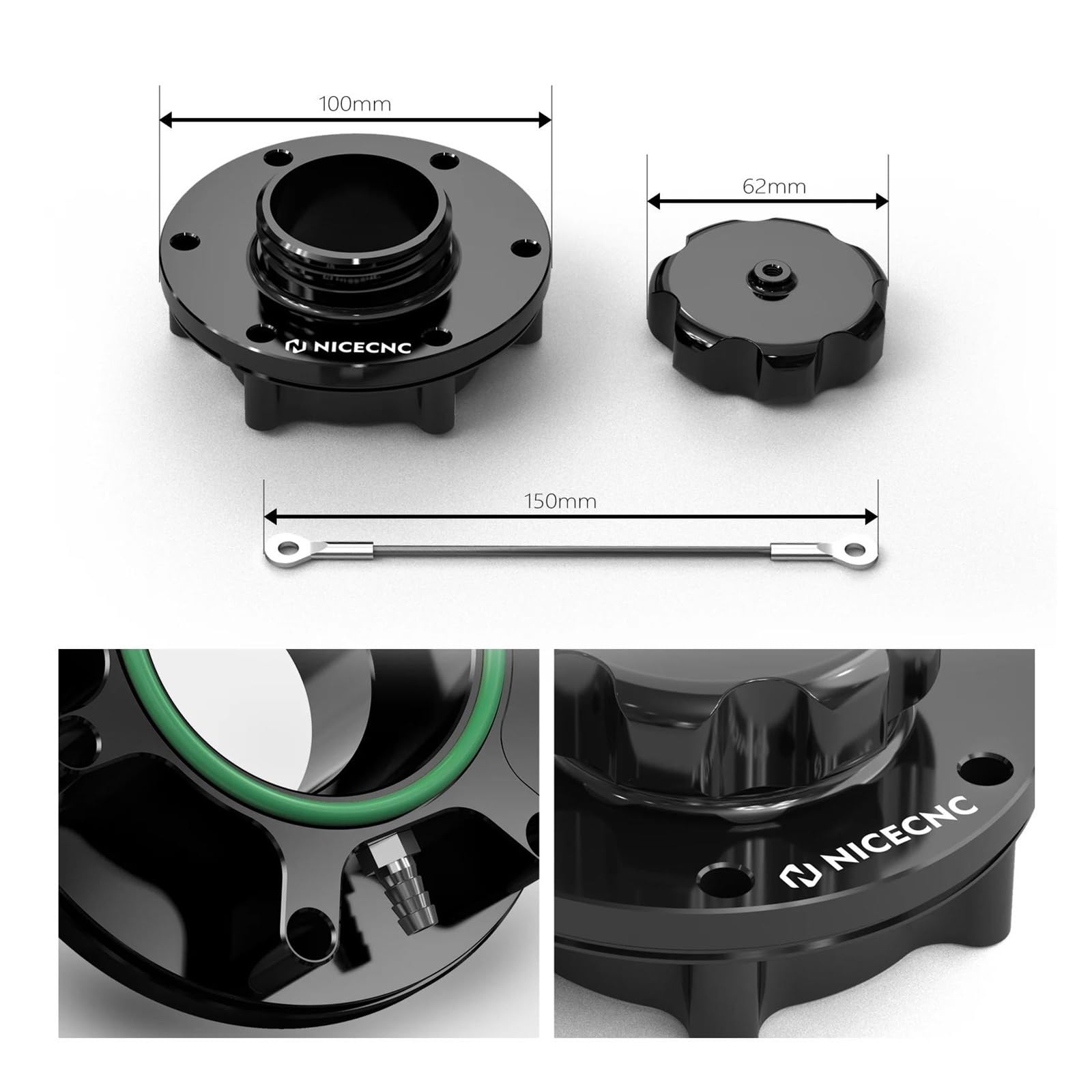 Kit de tapón de llenado de Aceite y Combustible para Motor de Motocicleta KTM 790 890 Adventure R 2019-2023 790/890 Adventure R/S/Rally 2019-2023